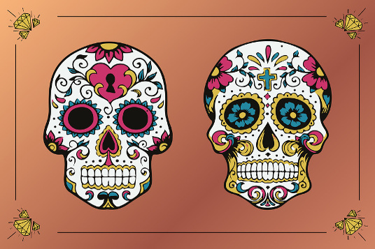 Calaveras tradicionales de México