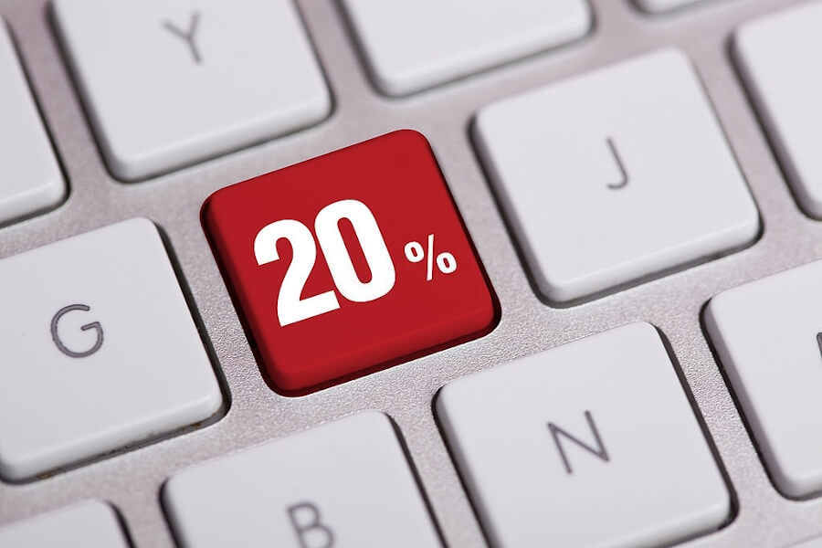 20% off